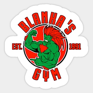 Blanka's Gym Sticker